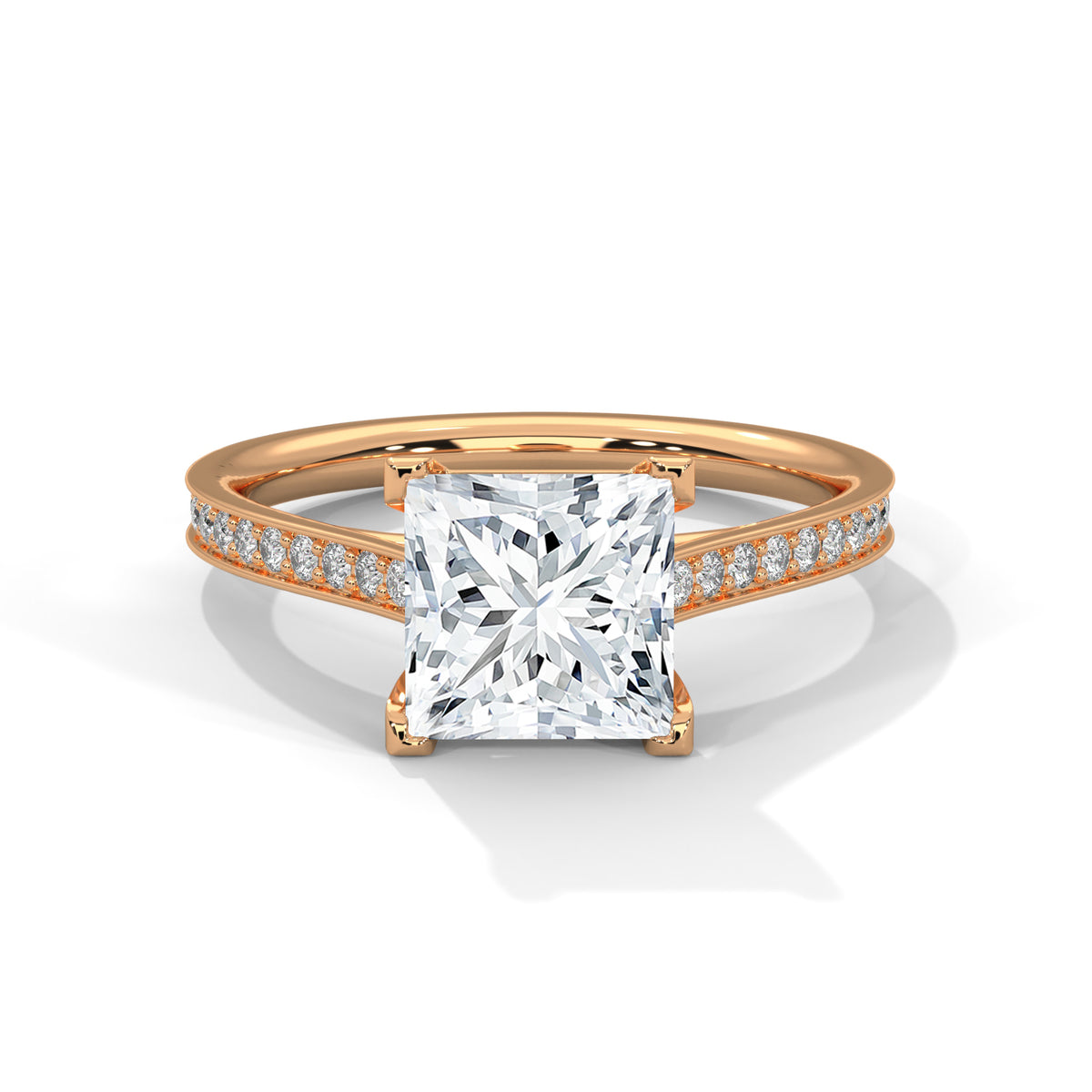 princess-14k rose gold|princess-18k rose gold