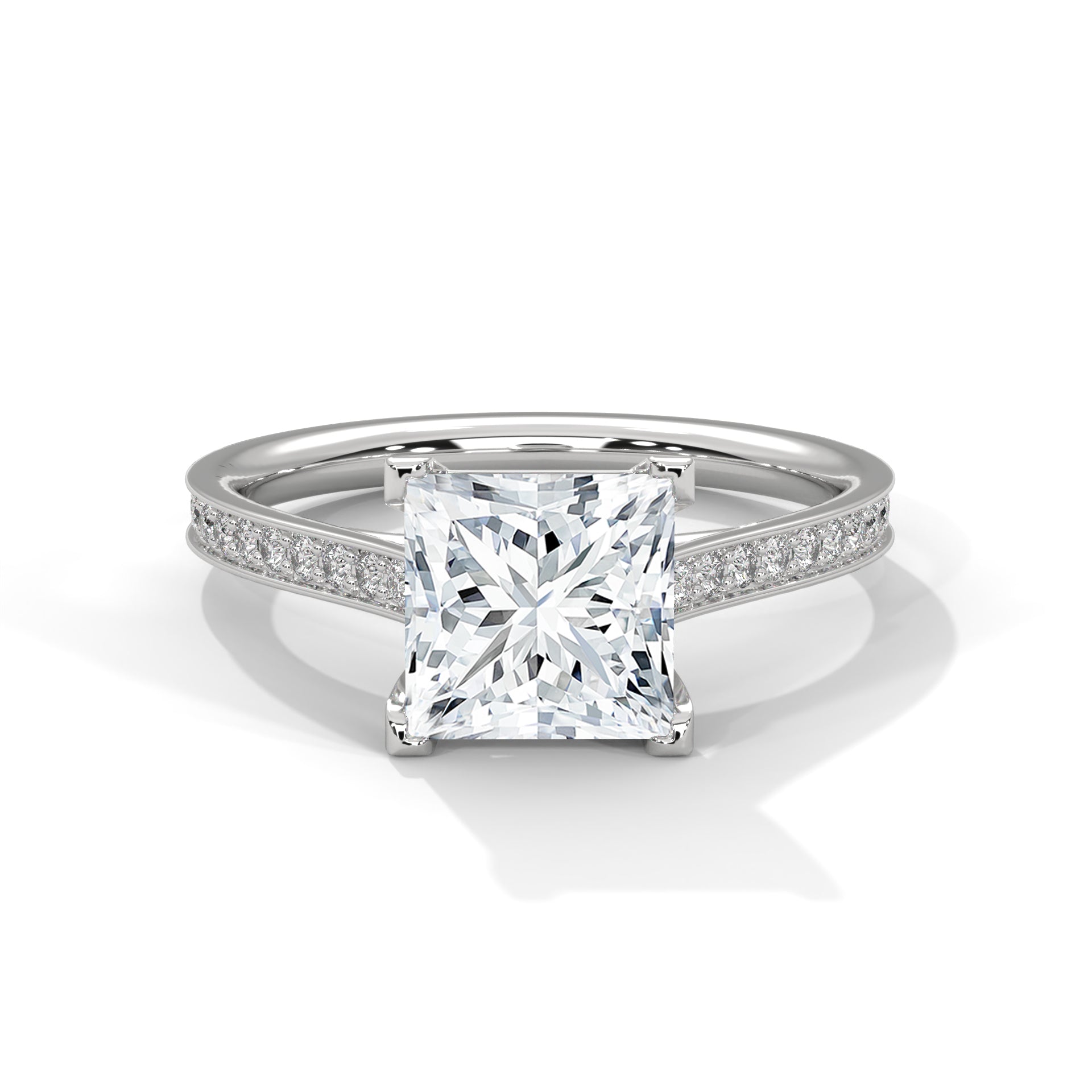 princess-14k white gold|princess-18k white gold|princess-platinum