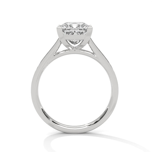 Load image 1 in gallery view. princess-14k white gold|princess-18k white gold|princess-platinum