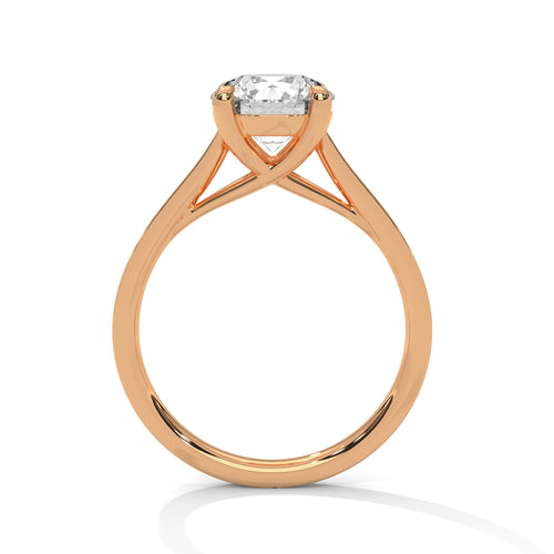 Load image 1 in gallery view. round-14k rose gold|round-18k rose gold