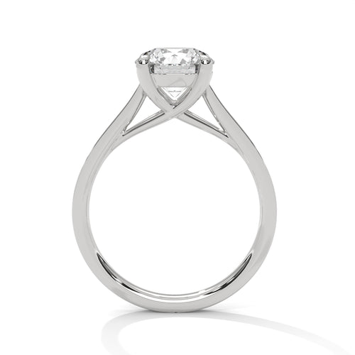 Load image 1 in gallery view. round-14k white gold|round-18k white gold|round-platinum