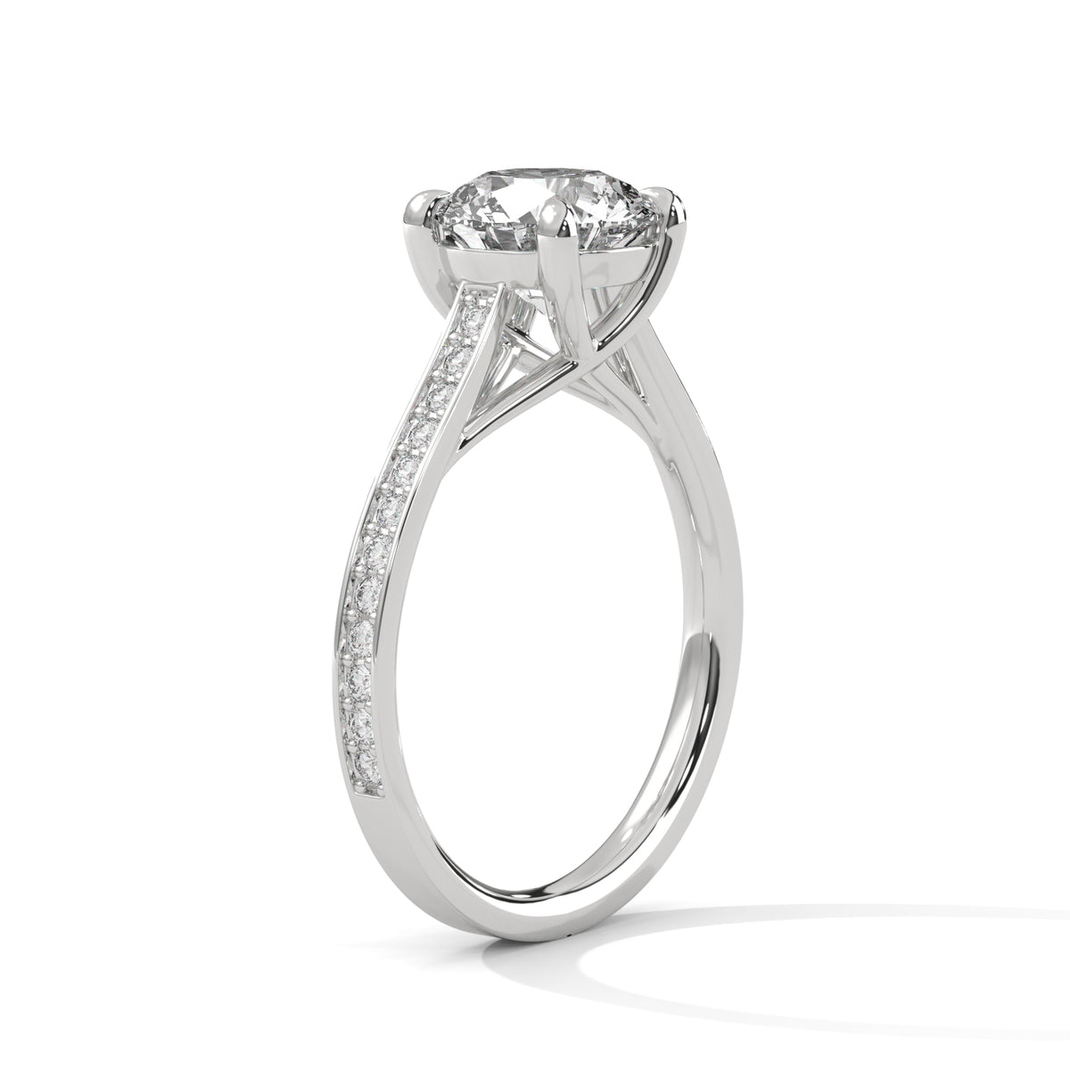 round-14k white gold|round-18k white gold|round-platinum