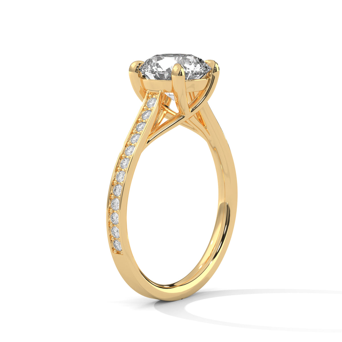 round-14k yellow gold|round-18k yellow gold