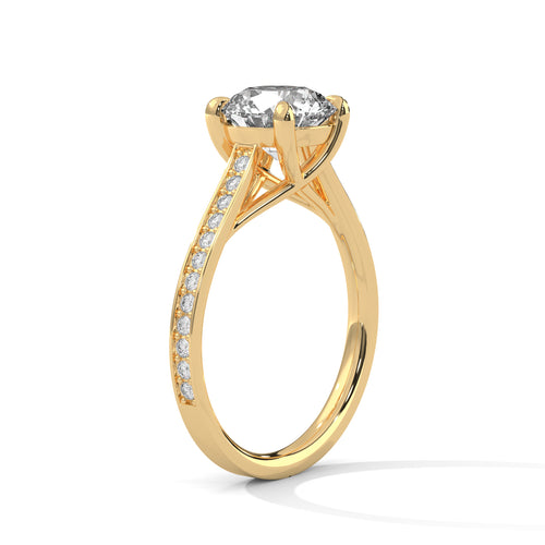 Load image 1 in gallery view. round-14k yellow gold|round-18k yellow gold