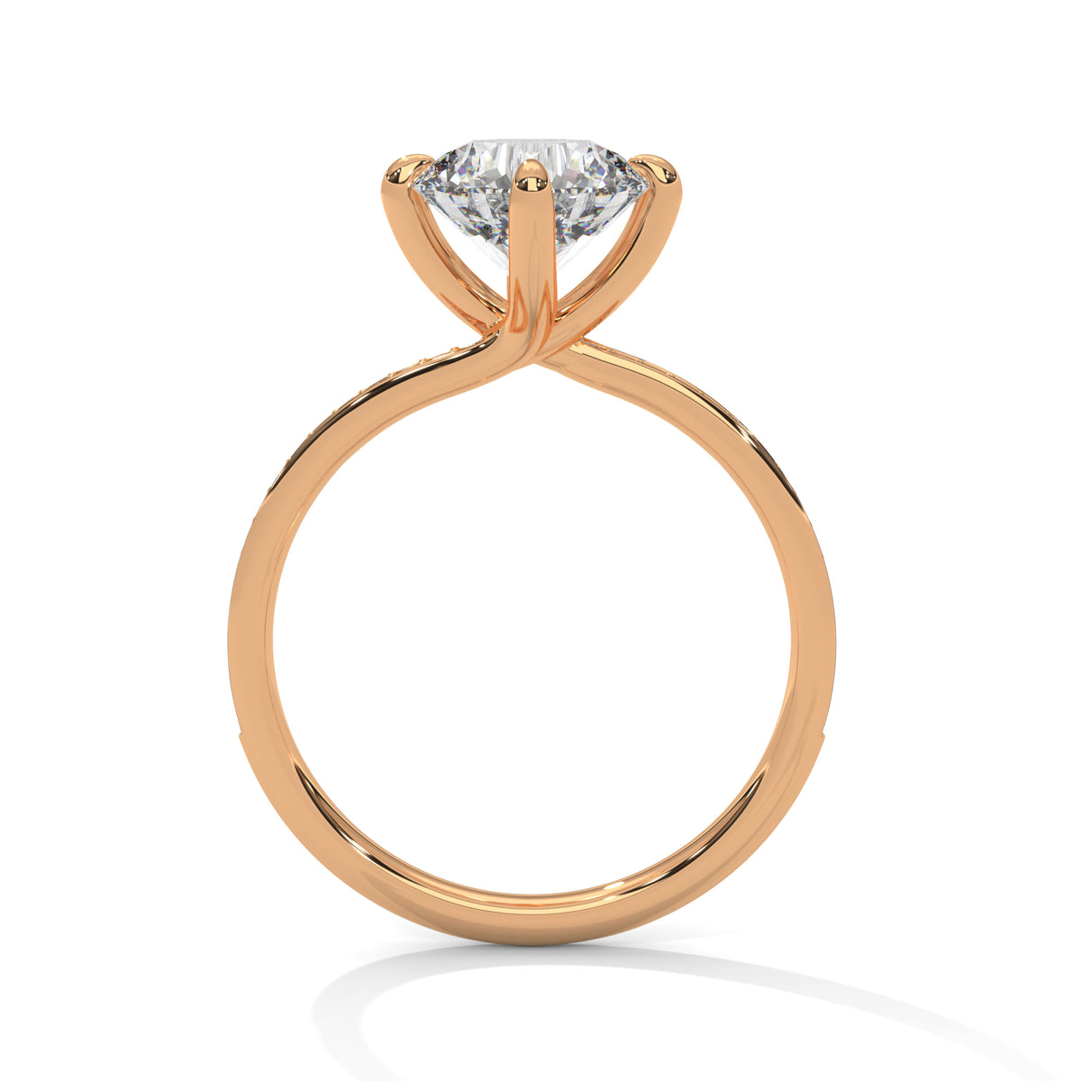 round-14k rose gold|round-18k rose gold
