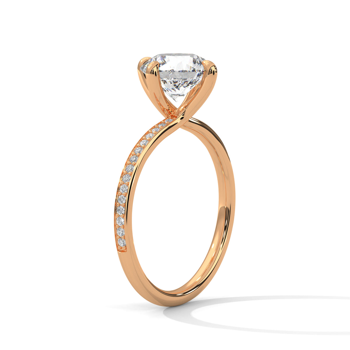 round-14k rose gold|round-18k rose gold