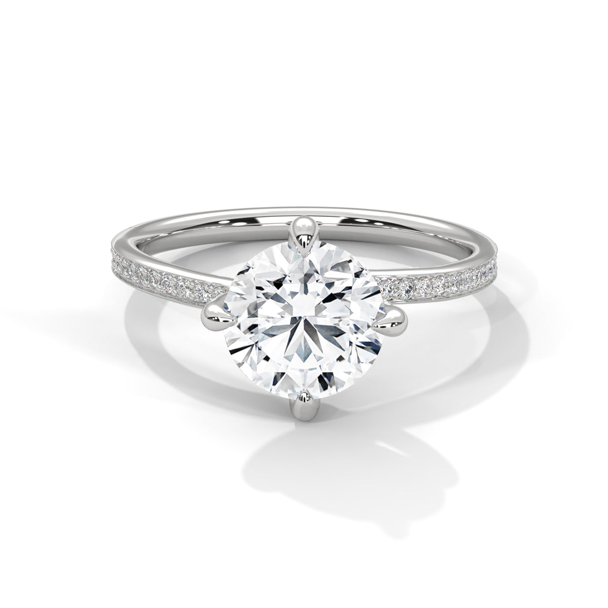 round-14k white gold|round-18k white gold|round-platinum