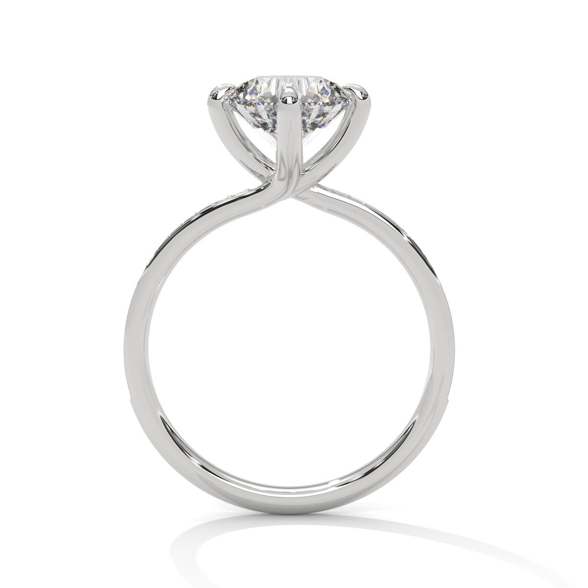 round-14k white gold|round-18k white gold|round-platinum