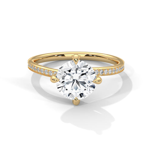 Load image 1 in gallery view. round-14k yellow gold|round-18k yellow gold