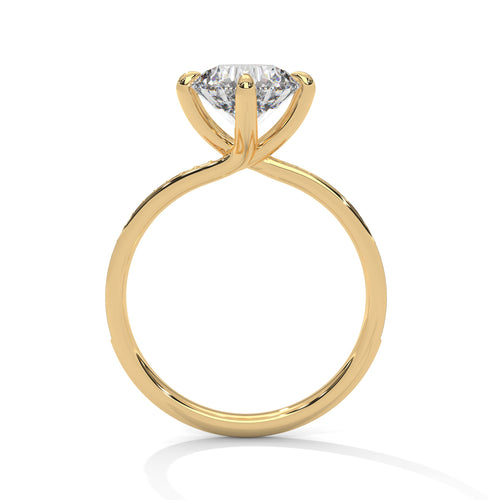 Load image 1 in gallery view. round-14k yellow gold|round-18k yellow gold