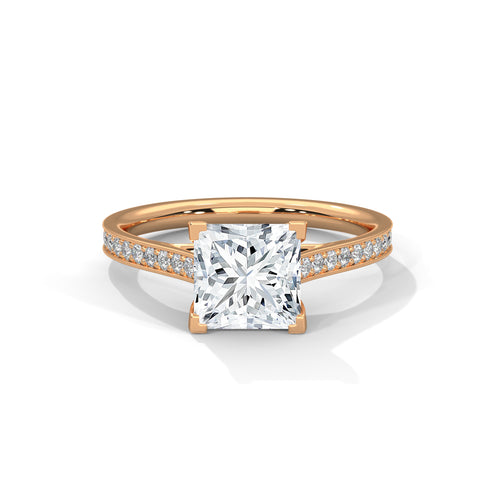 Load image 1 in gallery view. princess-14k rose gold|princess-18k rose gold