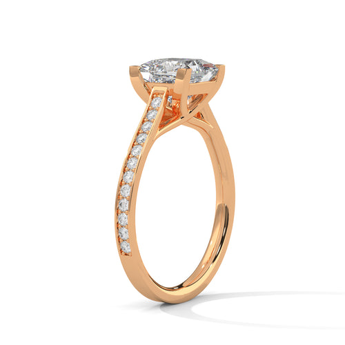 Load image 1 in gallery view. princess-14k rose gold|princess-18k rose gold