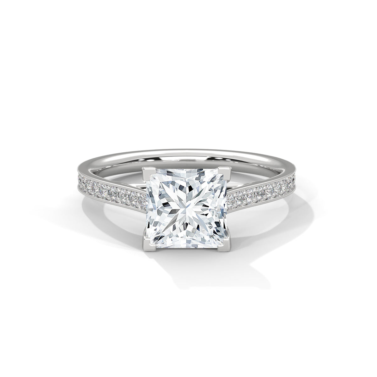 princess-14k white gold|princess-18k white gold|princess-platinum