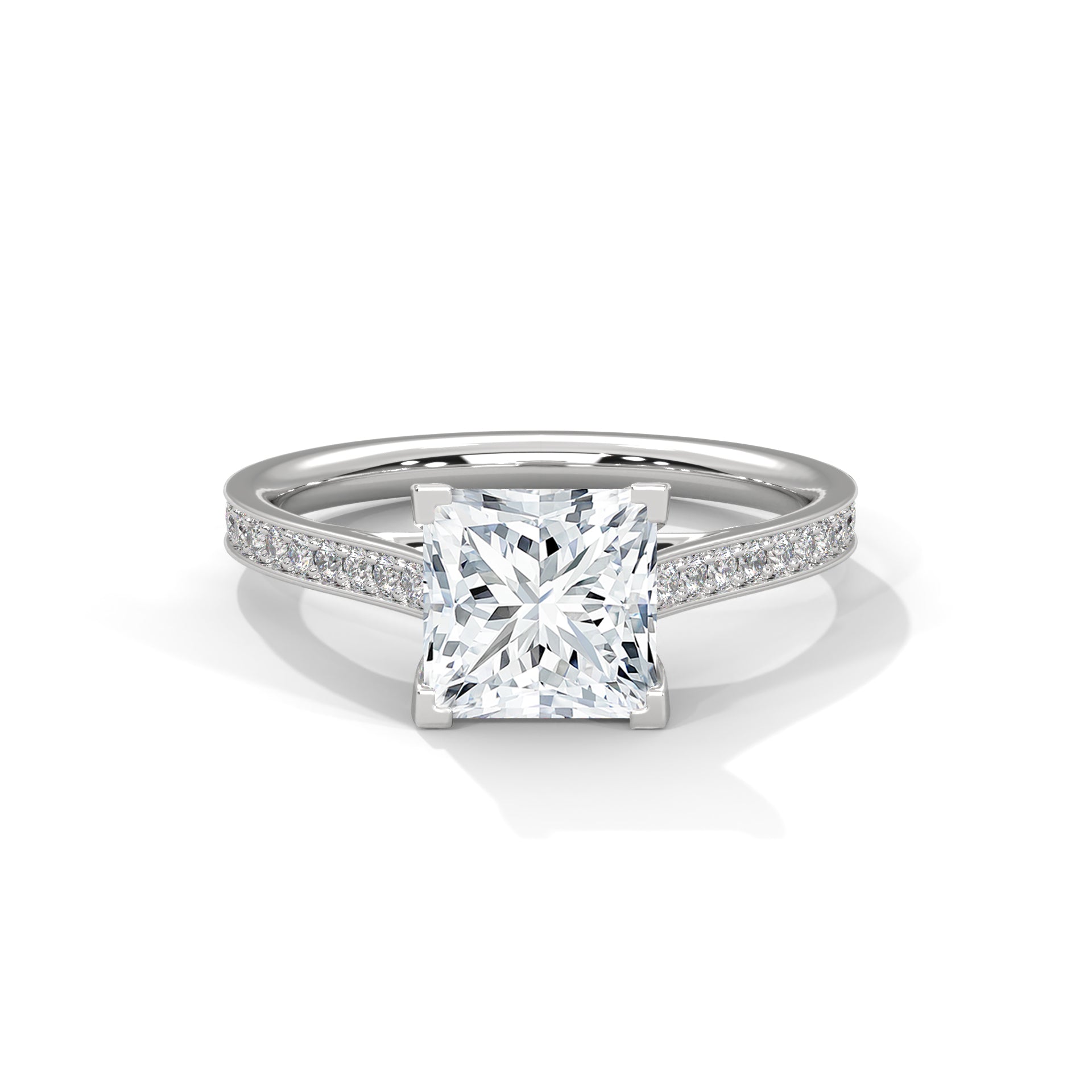 princess-14k white gold|princess-18k white gold|princess-platinum