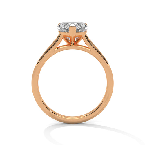 Load image 1 in gallery view. heart-14k rose gold|heart-18k rose gold