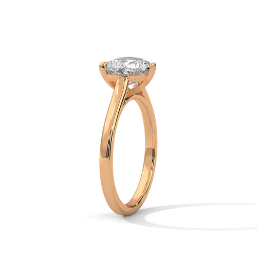 Load image 1 in gallery view. heart-14k rose gold|heart-18k rose gold