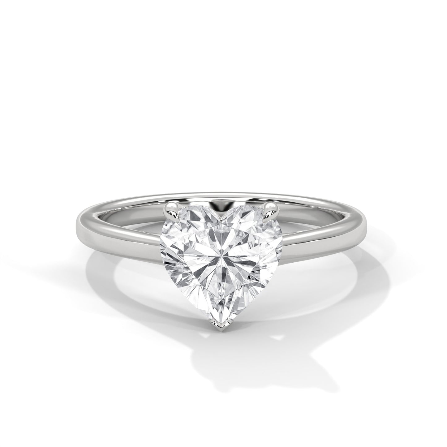 heart-14k white gold|heart-18k white gold|heart-platinum