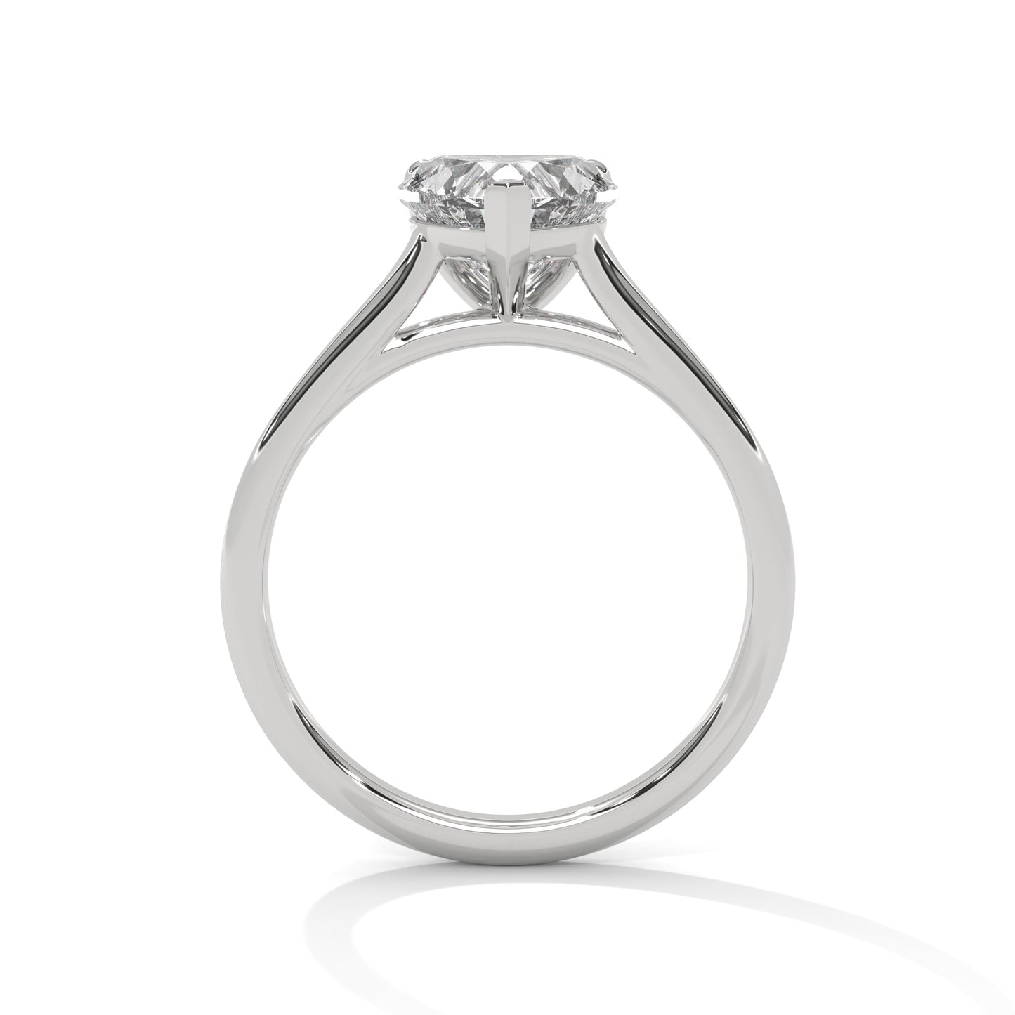 heart-14k white gold|heart-18k white gold|heart-platinum