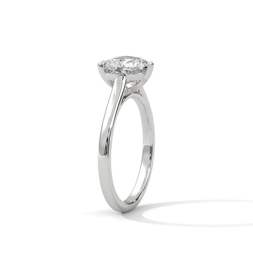 Load image 1 in gallery view. heart-14k white gold|heart-18k white gold|heart-platinum