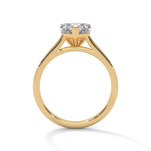 Load image 1 in gallery view. heart-14k yellow gold|heart-18k yellow gold