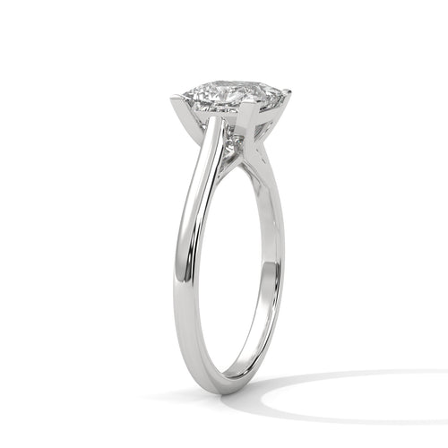 Load image 1 in gallery view. princess-14k white gold|princess-18k white gold|princess-platinum