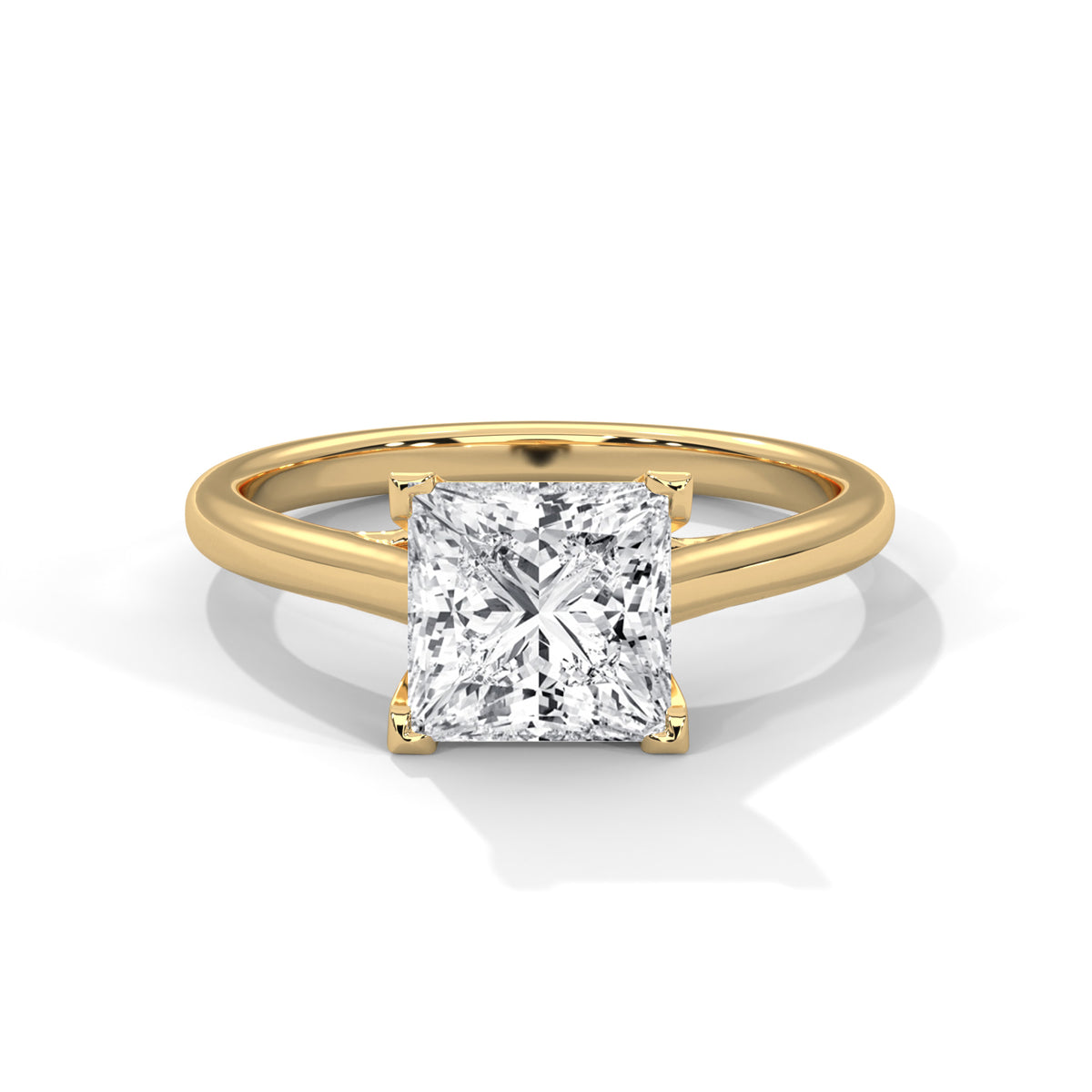 princess-14k yellow gold|princess-18k yellow gold