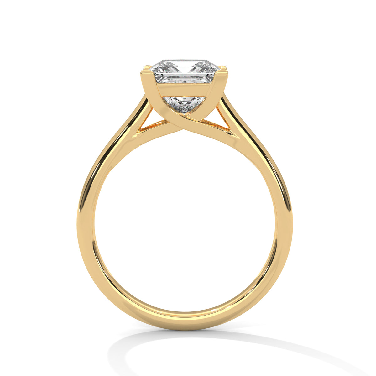 princess-14k yellow gold|princess-18k yellow gold