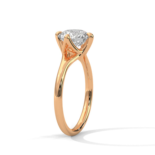 Load image 1 in gallery view. round-14k rose gold|round-18k rose gold