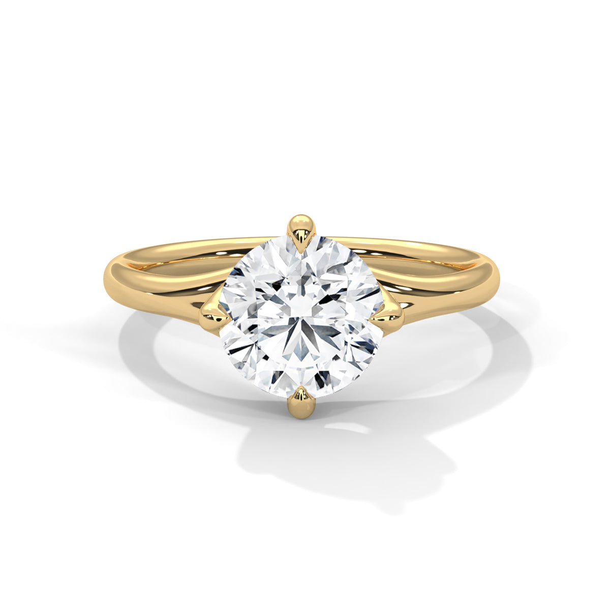 round-14k yellow gold|round-18k yellow gold