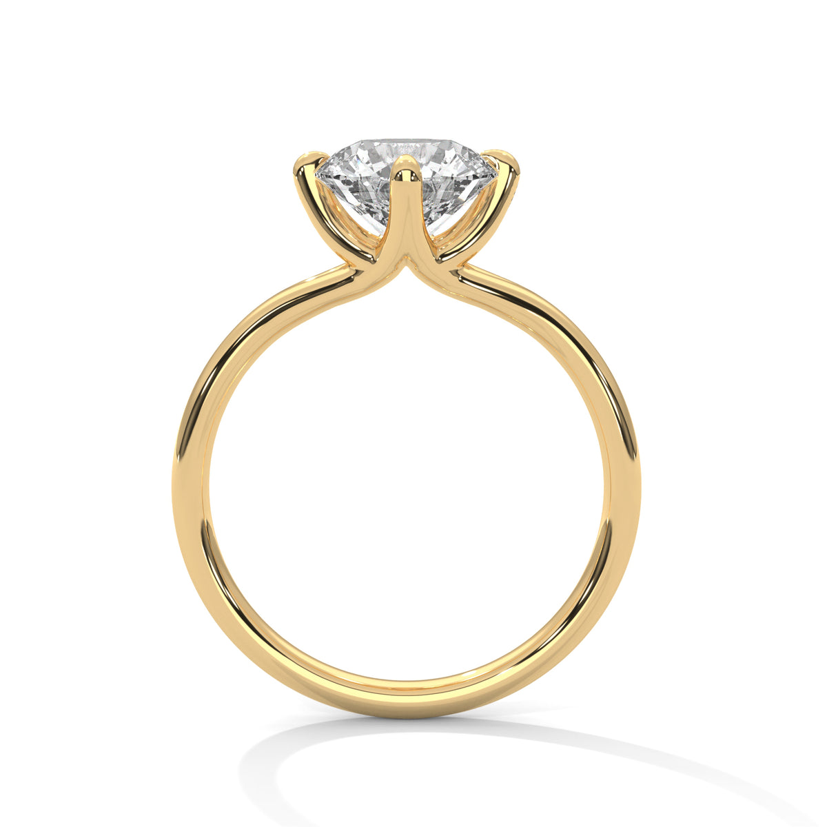 round-14k yellow gold|round-18k yellow gold