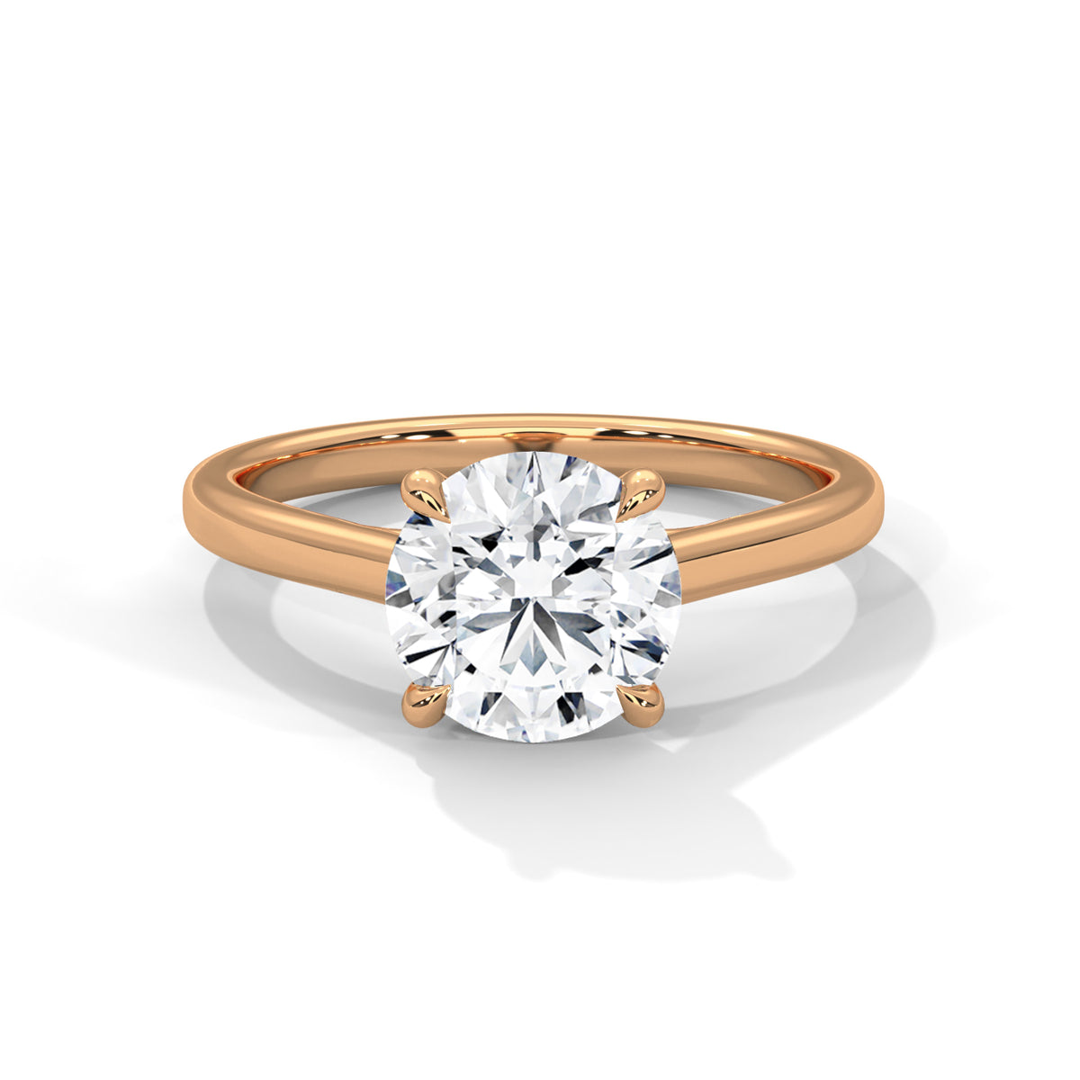 round-14k rose gold|round-18k rose gold