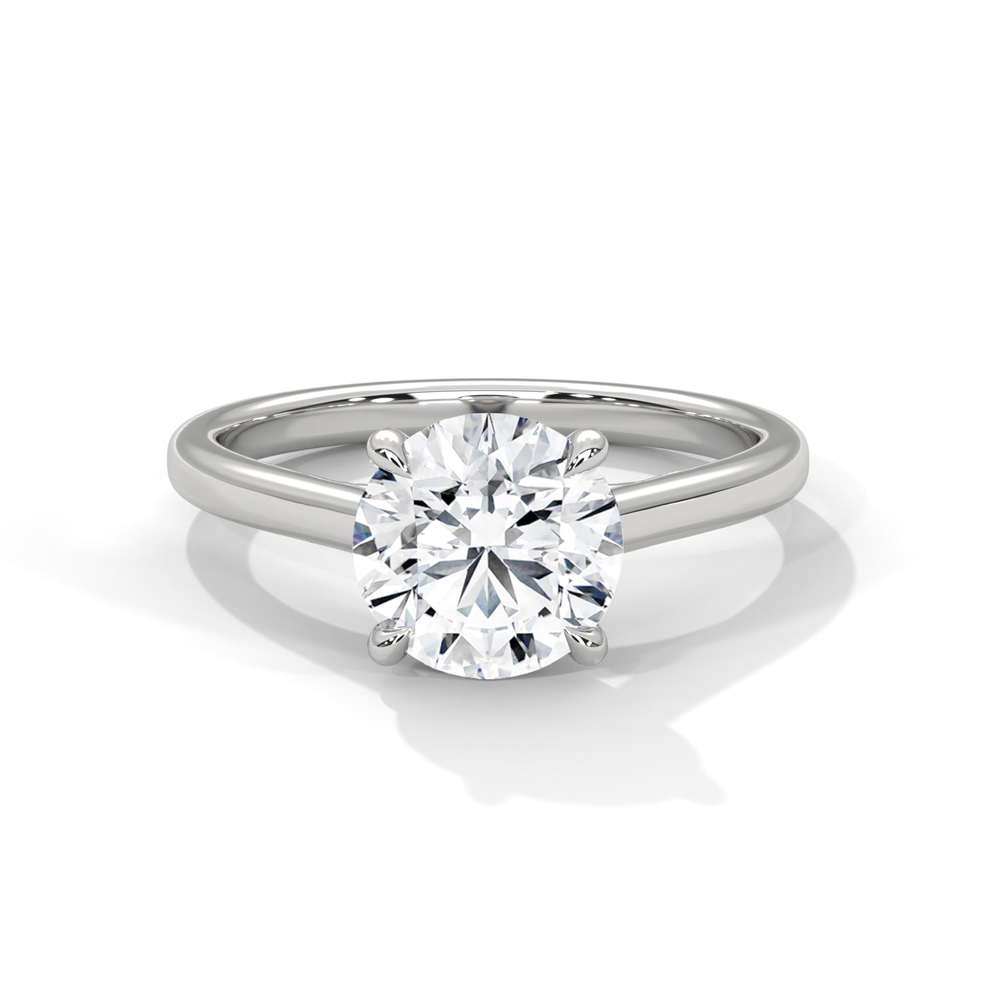 round-14k white gold|round-18k white gold|round-platinum