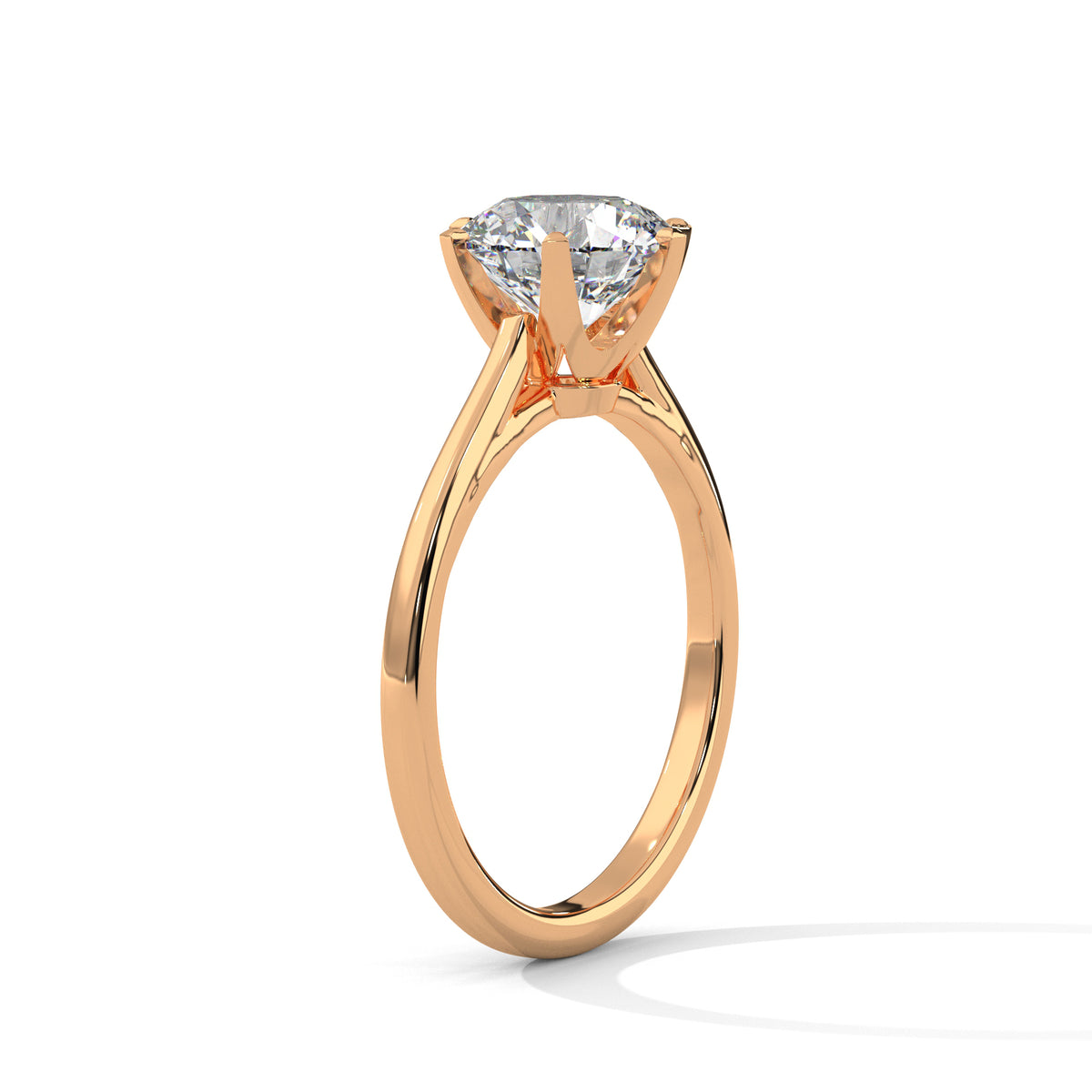round-14k rose gold|round-18k rose gold