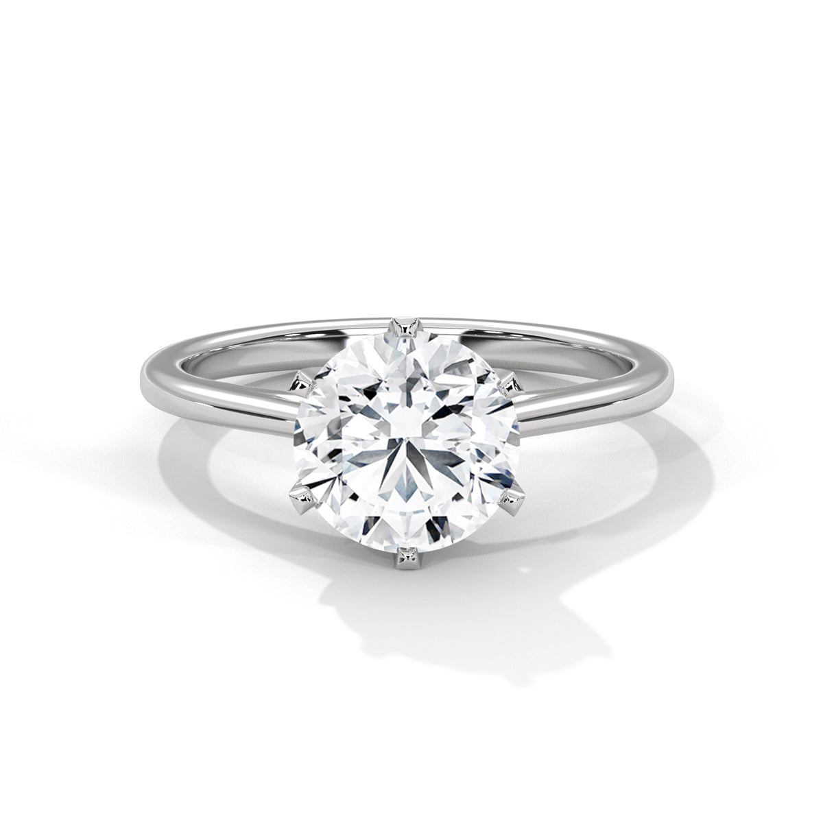 round-14k white gold|round-18k white gold|round-platinum