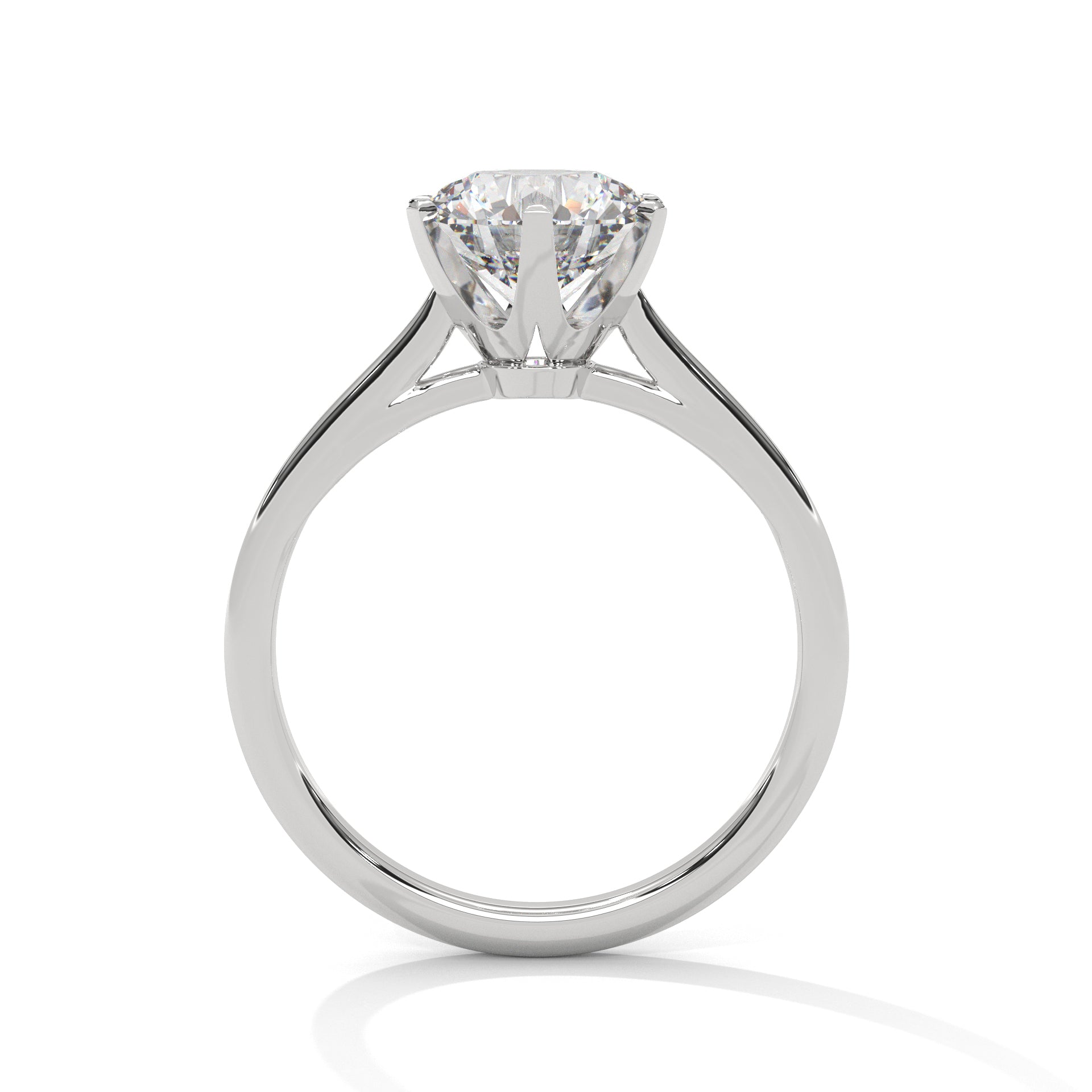 round-14k white gold|round-18k white gold|round-platinum