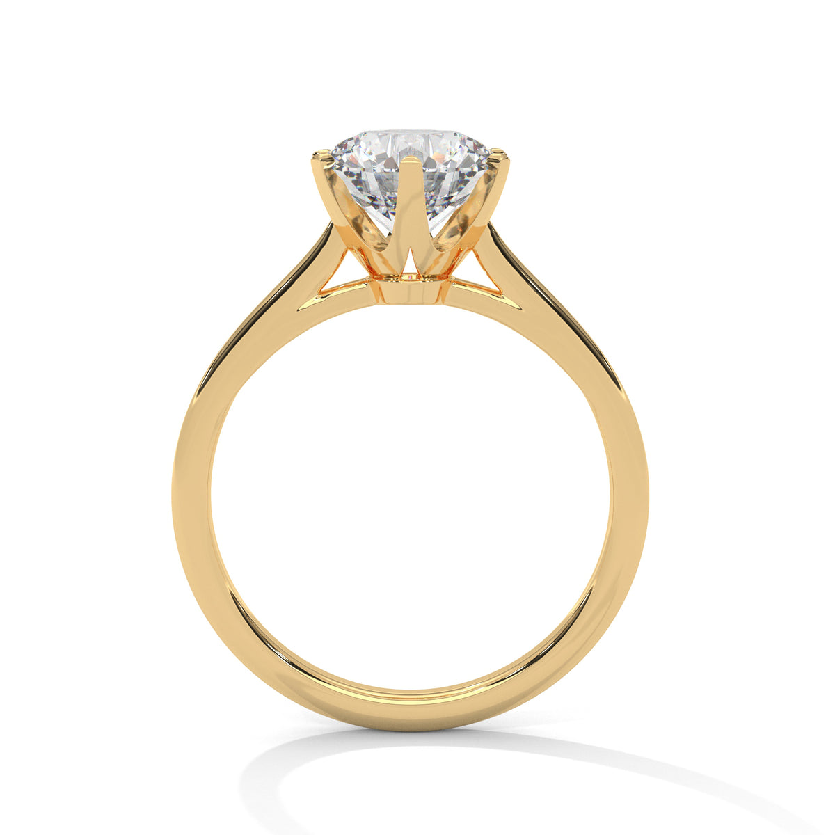 round-14k yellow gold|round-18k yellow gold