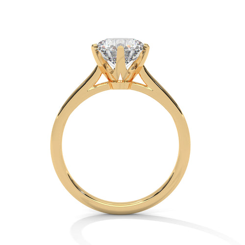 Load image 1 in gallery view. round-14k yellow gold|round-18k yellow gold