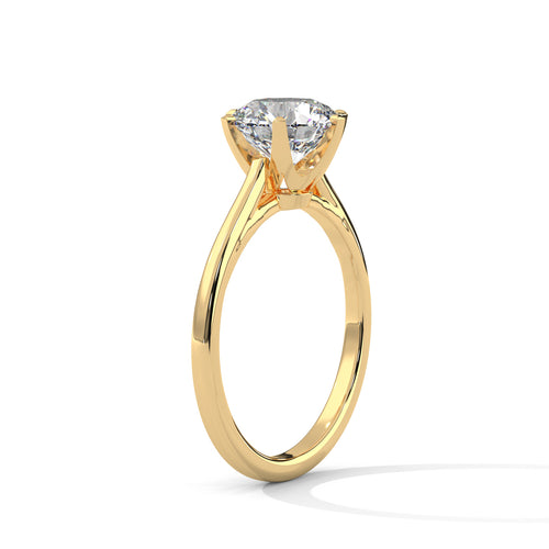 Load image 1 in gallery view. round-14k yellow gold|round-18k yellow gold