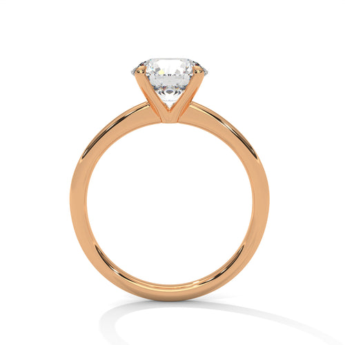 Load image 1 in gallery view. round-14k rose gold|round-18k rose gold