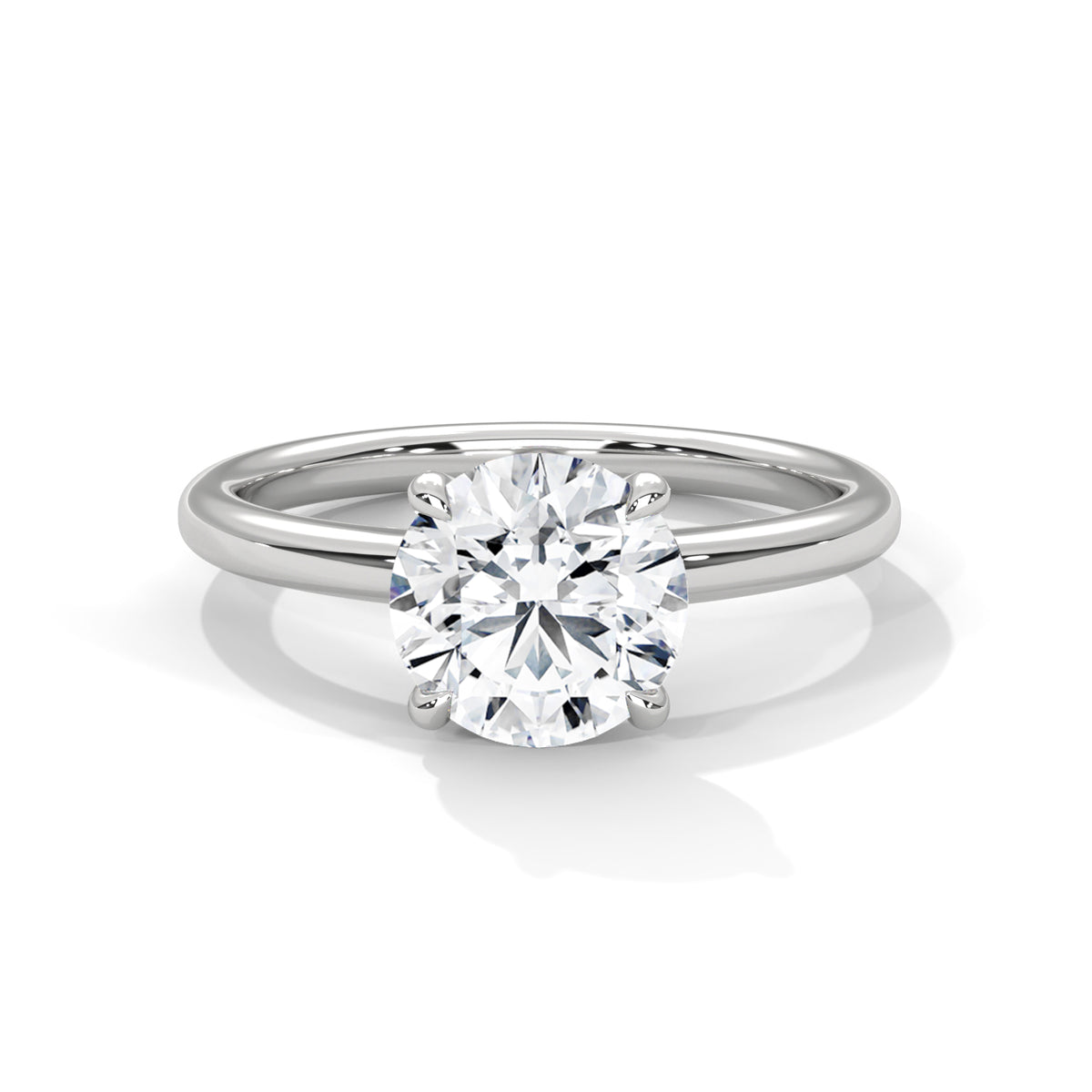 round-14k white gold|round-18k white gold|round-platinum