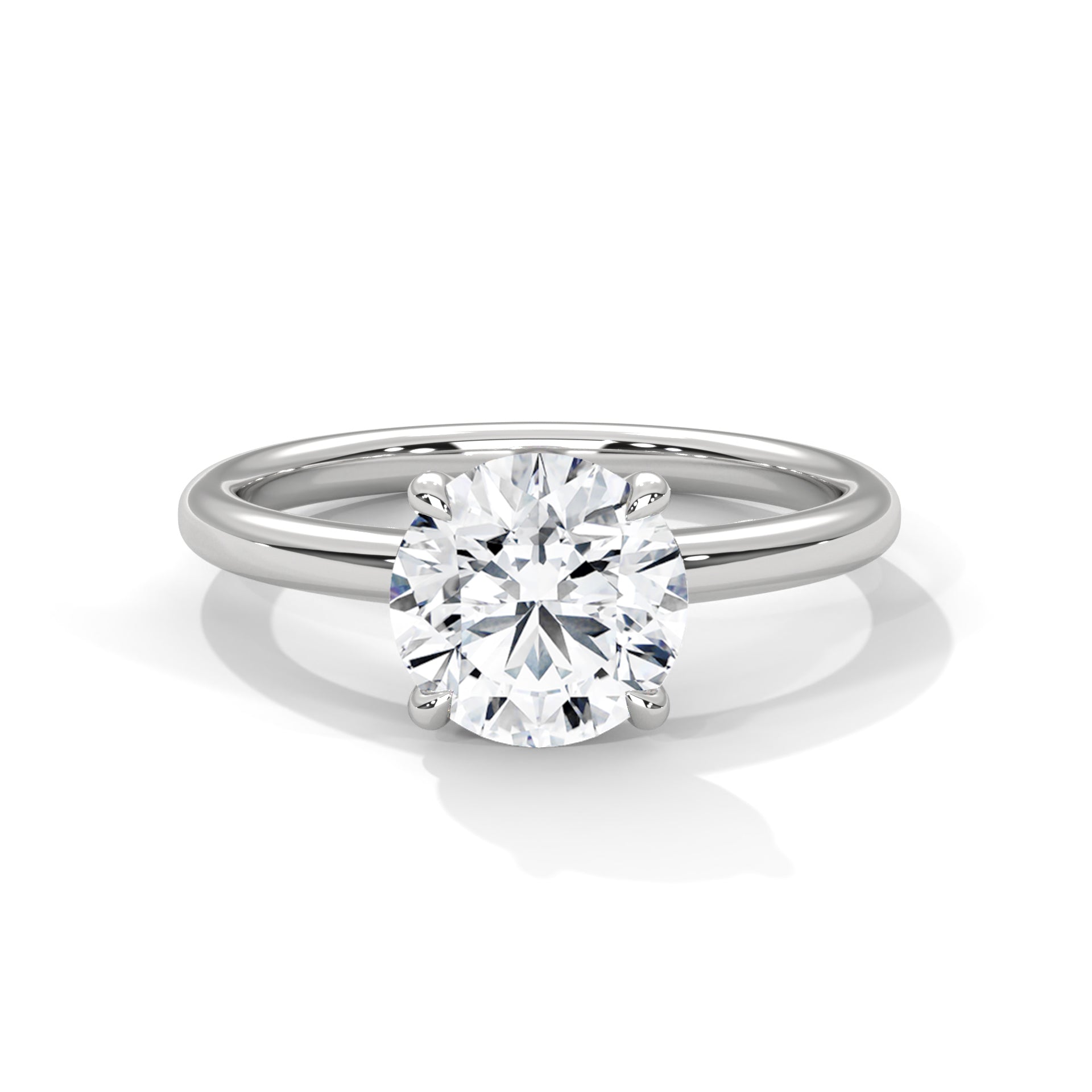 round-14k white gold|round-18k white gold|round-platinum