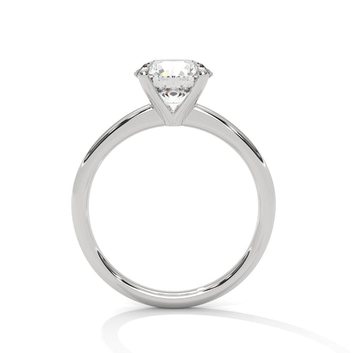 Load image 1 in gallery view. round-14k white gold|round-18k white gold|round-platinum
