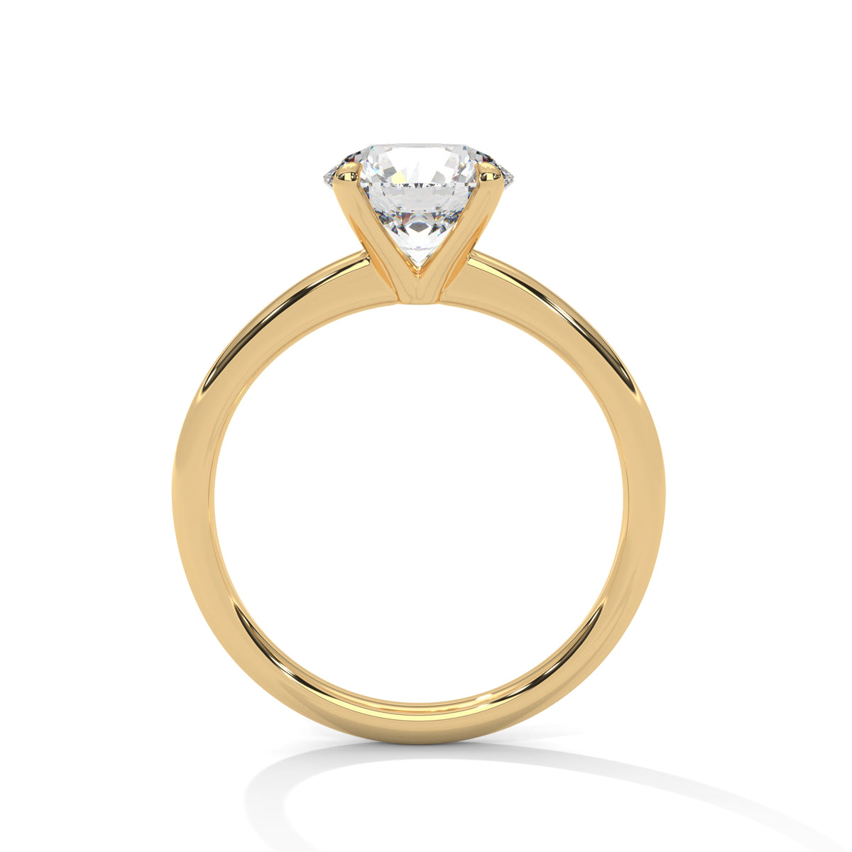 round-14k yellow gold|round-18k yellow gold