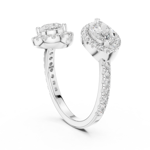Load image 1 in gallery view. marquise-14k white gold|marquise-18k white gold|marquise-platinum