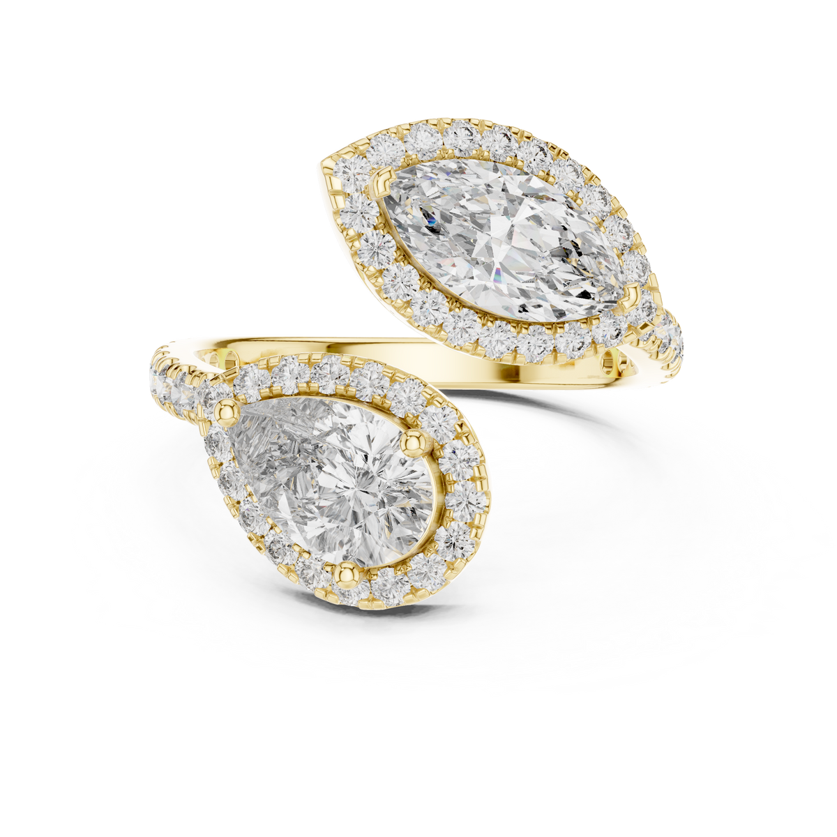 marquise-14k yellow gold|marquise-18k yellow gold
