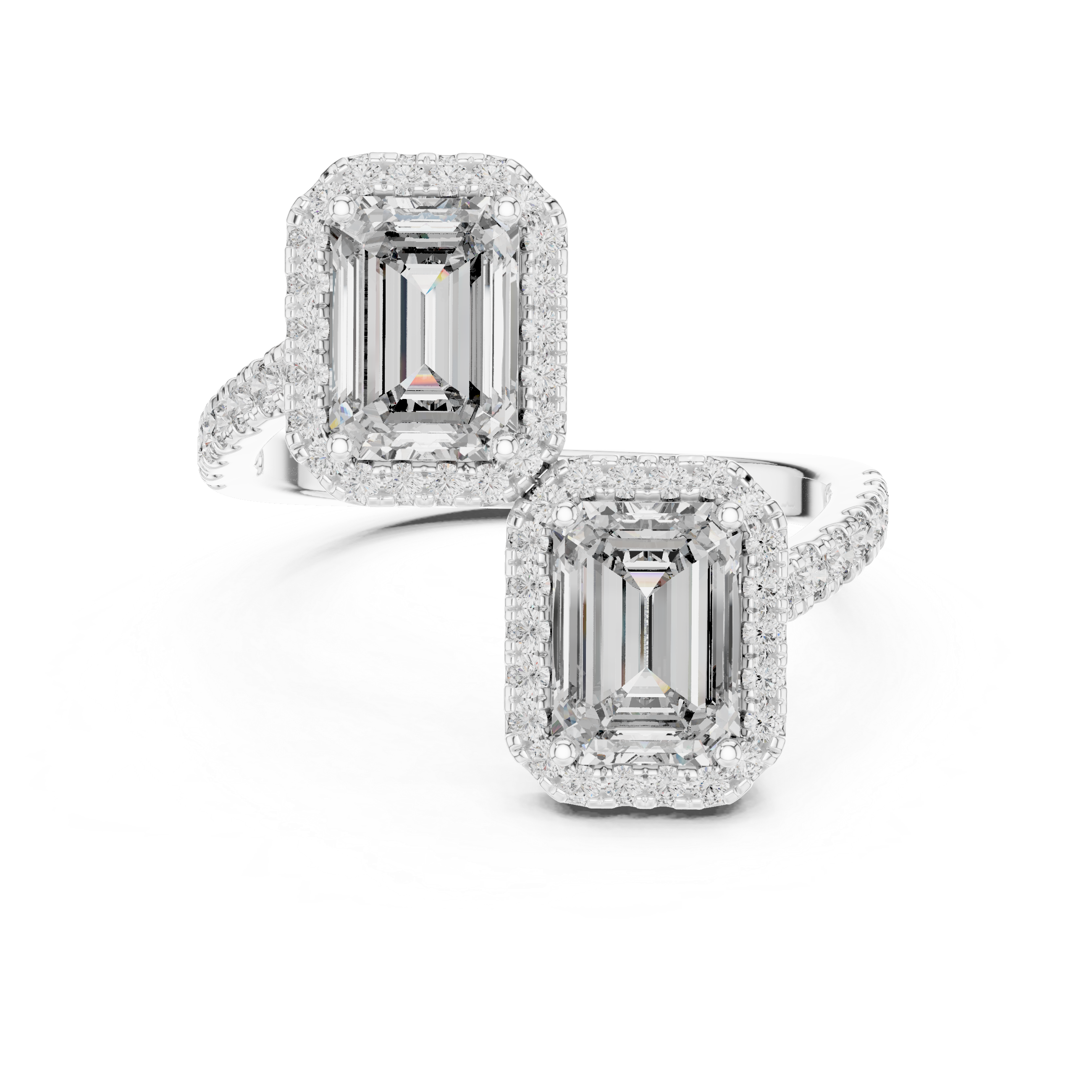 emerald-14k white gold|emerald-18k white gold|emerald-platinum