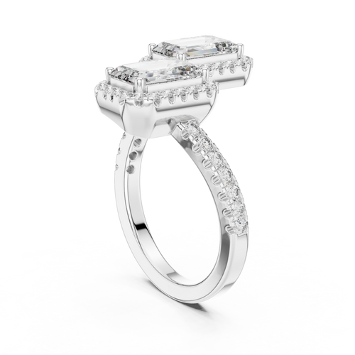 Load image 1 in gallery view. emerald-14k white gold|emerald-18k white gold|emerald-platinum