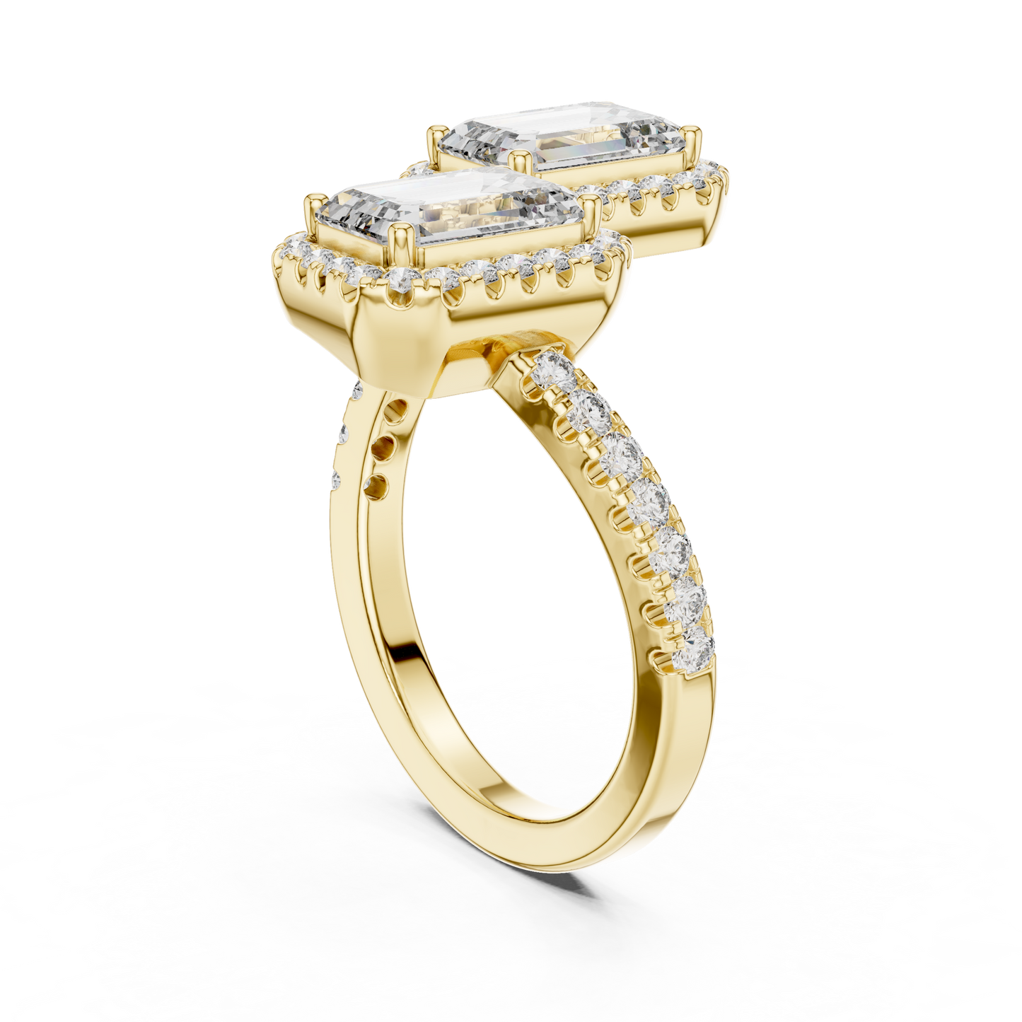 emerald-14k yellow gold|emerald-18k yellow gold