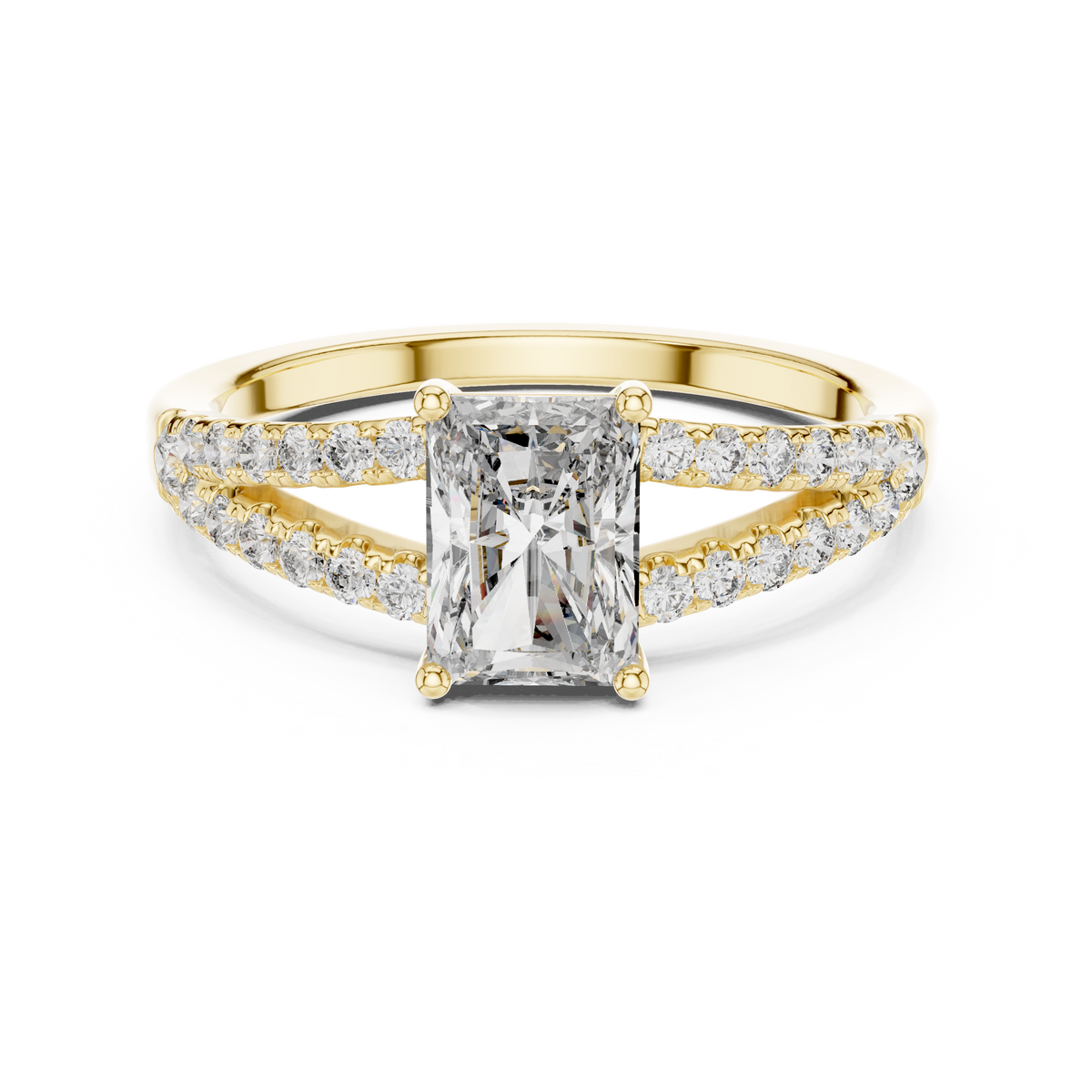 radiant-14k yellow gold|radiant-18k yellow gold