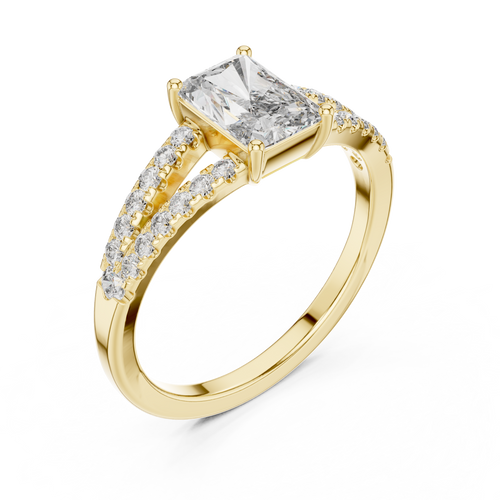 Load image 1 in gallery view. radiant-14k yellow gold|radiant-18k yellow gold